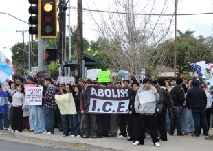 Hundreds of Students Walk Out of San Marcos, Santa Barbara High Schools to Protest ICE