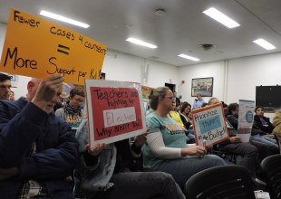 Santa Barbara Unified Teachers Pack School Board Meeting in Push to Bring Seventh Period Back to Junior Highs