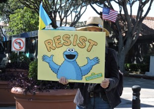 ‘Existence Is Resistance’: Santa Barbara Rallies Ahead of Four-Year Anniversary of War in Ukraine
