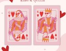 Valentine’s Painting : King & Queen of Hearts