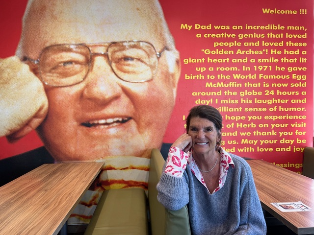 Local McDonald’s Celebrates Inventor of the Egg McMuﬃn, Herb Peterson, with First Annual “Good Egg” Award, Recipient is KLITE Morning Show Host Catherine Remak