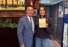 SBART Press Luncheon: Rio Chesluk Receives San Marcos High Scholar Athlete of the Year Award