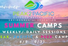 PEAK2PACIFIC SUMMER CAMPS 6/8 – 8/21