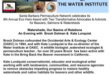 6th Eco Hero Award Brock Dolman & Kate Lundquist