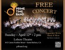 Prime Time Band Spring Concert: “Legendary Movie Music & More”