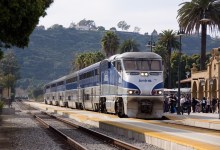 Morning Commuter Train to Santa Barbara on Track for Spring