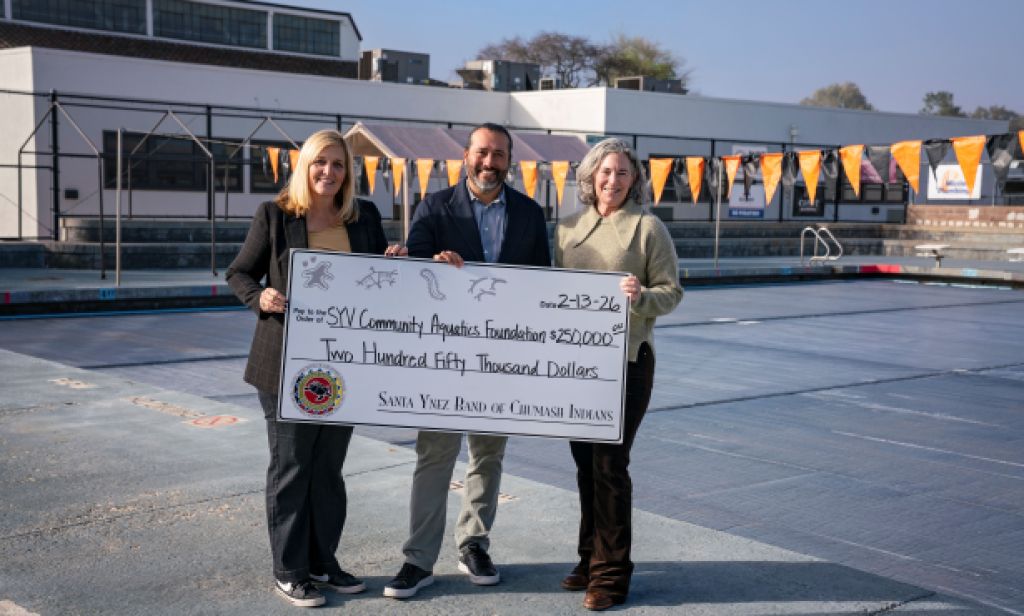 Santa Ynez Chumash Announce $250K Donation to Santa Ynez Valley Community Aquatics Complex