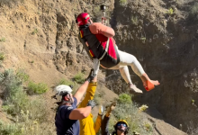 Injured Hiker Airlifted from Tangerine Falls Trail Near Montecito