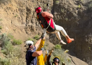 Injured Hiker Airlifted from Tangerine Falls Trail Near Montecito