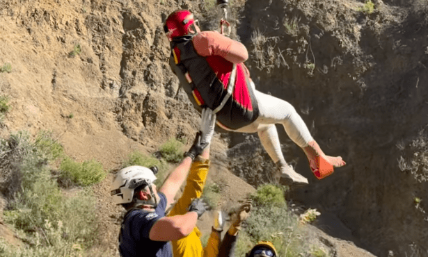Injured Hiker Airlifted from Tangerine Falls Trail Near Montecito