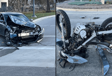 Motorcyclist Suffers Major Injuries in Crash on Goleta’s Hollister Avenue