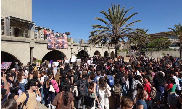 UCSB Students March Against ICE