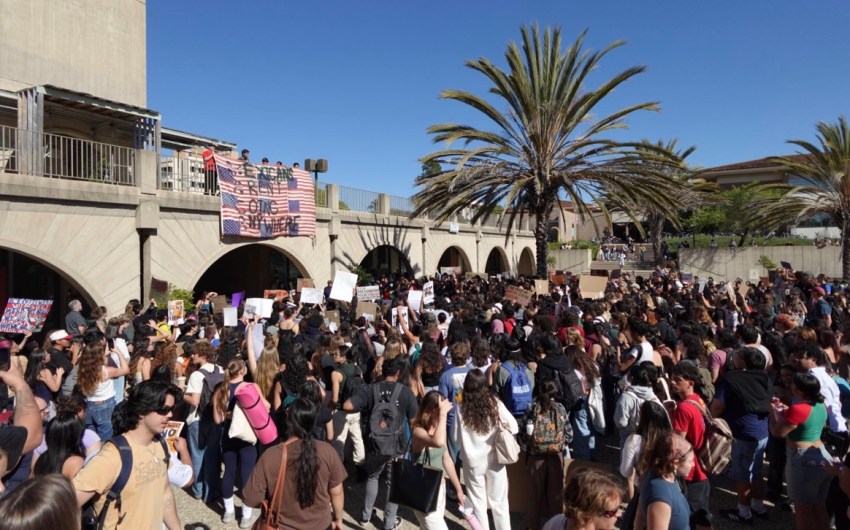 UCSB Students March Against ICE