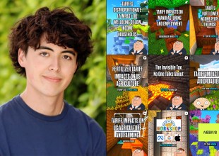 UC Santa Barbara Freshman Talks Tariffs in Trending New Series — with a Little Help from Peter Griffin