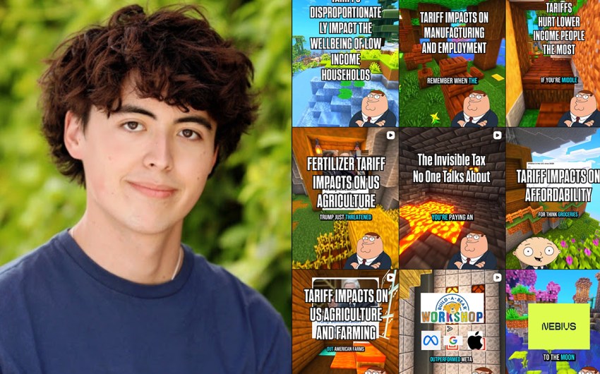 UC Santa Barbara Freshman Talks Tariffs in Trending New Series — with a Little Help from Peter Griffin