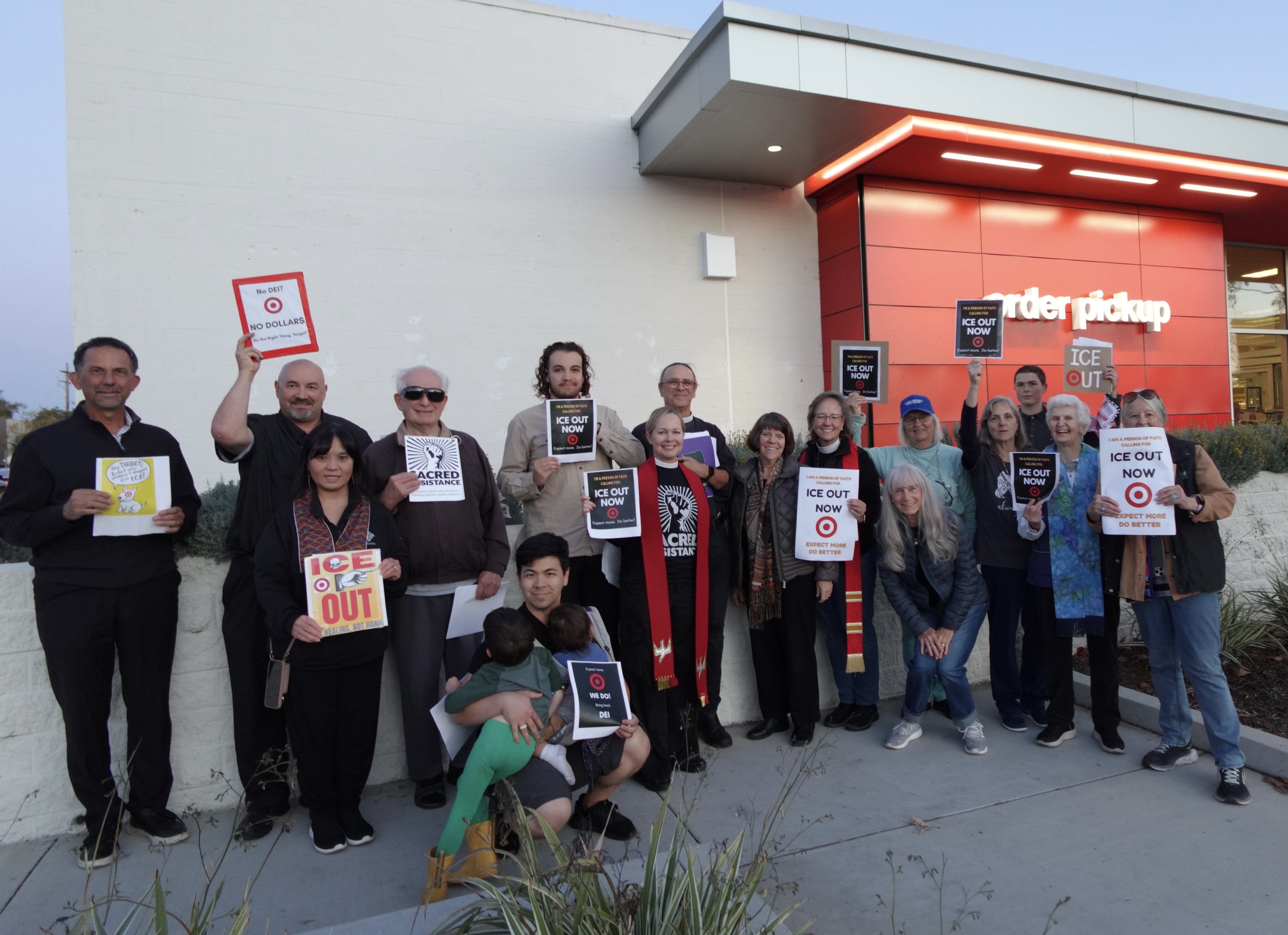 Faith Leaders Sing and Pray in Goleta Target Store to Urge a Stand over ...