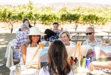 Painting in the Vineyard at Vega Vineyard and Farm