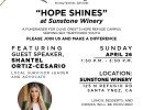 Hope Shines at Sunstone Winery