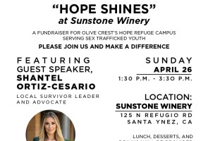 Hope Shines at Sunstone Winery