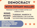 A Discussion to Save Democracy with Tiffany Muller