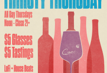 Thirsty Thursday ~ $5 Wine Tasting & Glasses