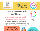 Choose a Volunteer Role You’ll Love