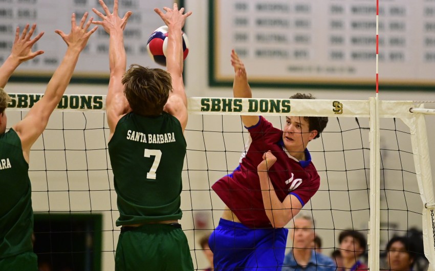 Boys’ Volleyball Roundup: San Marcos Edges Rival Santa Barbara in Four Sets