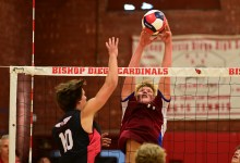 San Marcos Boys’ Volleyball Holds Off Bishop Diego in Thrilling Crosstown Matchup