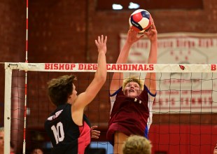 San Marcos Boys’ Volleyball Holds Off Bishop Diego in Thrilling Crosstown Matchup