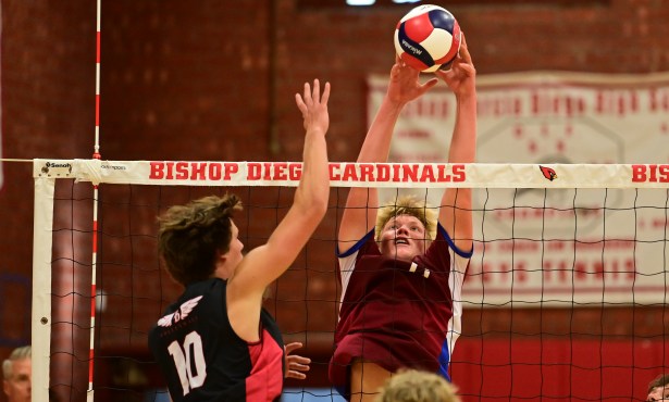 San Marcos Boys’ Volleyball Holds Off Bishop Diego in Thrilling Crosstown Matchup