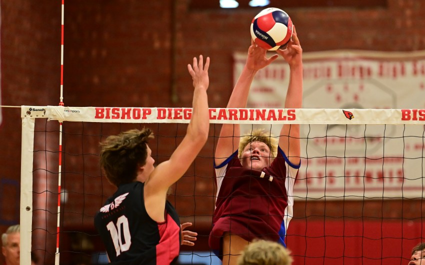 San Marcos Boys’ Volleyball Holds Off Bishop Diego in Thrilling Crosstown Matchup