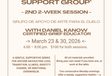 Art4Grief Support Group 2nd 2-Week Session