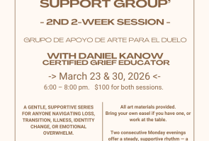 Art4Grief Support Group 2nd 2-Week Session