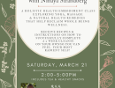 A Spring Cleansing/ Wellness Boosting Event