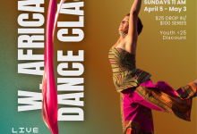 West African Dance Class with Leida Tolentino