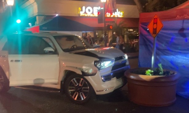 DUI Hit-and-Run Suspect Detained by Bystander After Downtown Santa Barbara Crash