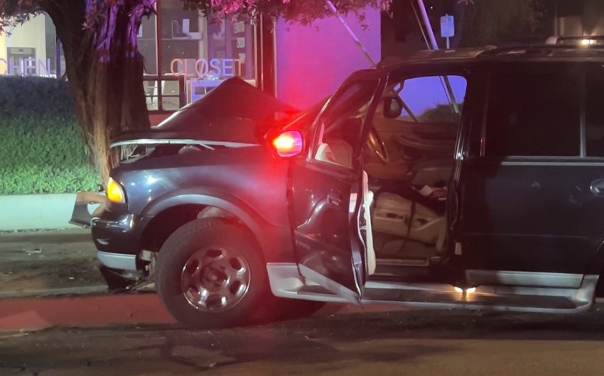 Driver Arrested After Police Pursuit Ends in Crash on Santa Barbara’s Eastside