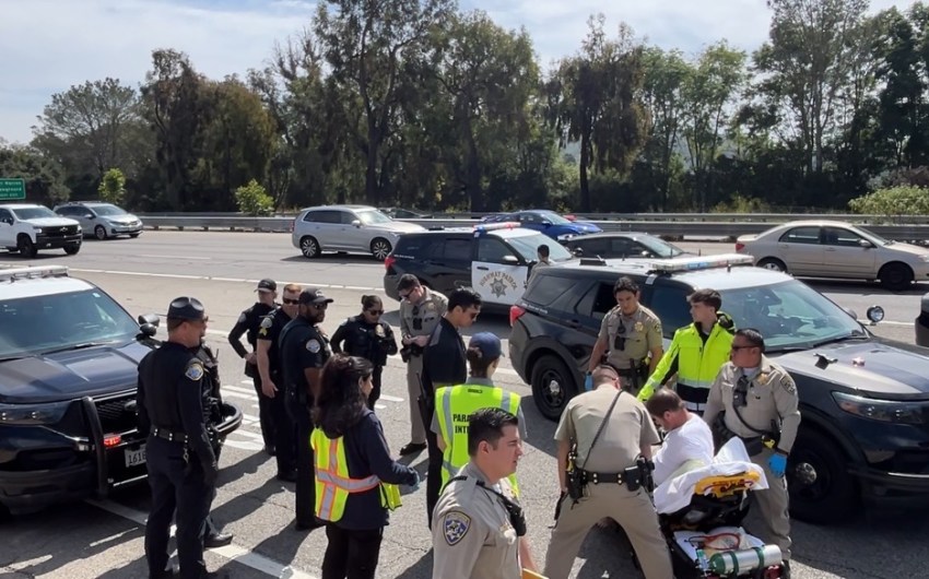 Domestic Disturbance Leads to Police Pursuit, Freeway Crash