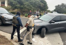 ICE Agent Crashes Vehicle, Leaking Fluids into Drain Near Santa Barbara Jail