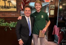SBART Press Luncheon: Dane Polchin Receives Santa Barbara High Scholar Athlete of the Year Award