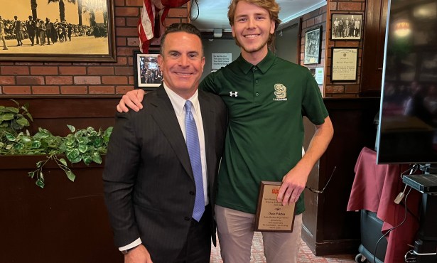 SBART Press Luncheon: Dane Polchin Receives Santa Barbara High Scholar Athlete of the Year Award