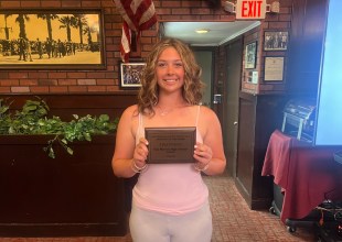 SBART Press Luncheon: Lucy Dessert and Andy Keenan Receive Athlete of the Week Awards