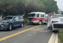 Rollover Crash on Santa Barbara’s Shoreline Drive Prompts Temporary Road Closure