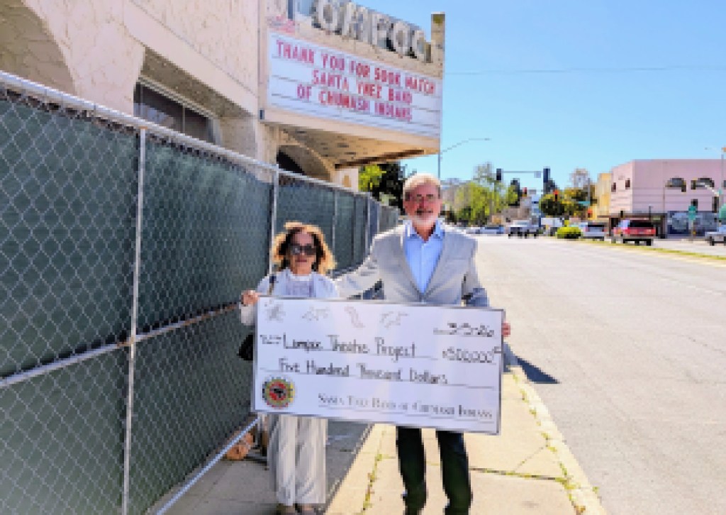 Santa Ynez Band of Chumash Indians Donate $500k to Lompoc Theatre Project