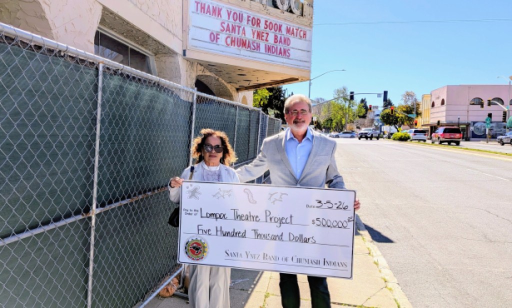 Santa Ynez Band of Chumash Indians Donate $500k to Lompoc Theatre Project