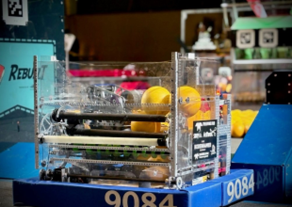 Local High School Robotics Team Makes Top Ten at District Competition