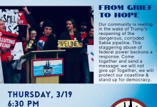 Resist & Rise: A Community Vigil to Protect Our Coast from Sable Pipeline