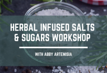 Herbal Infused Salts & Sugars Workshop