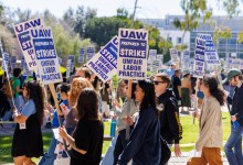 UAW Workers Stage ‘Last Chance’ Practice Picket at UC Santa Barbara