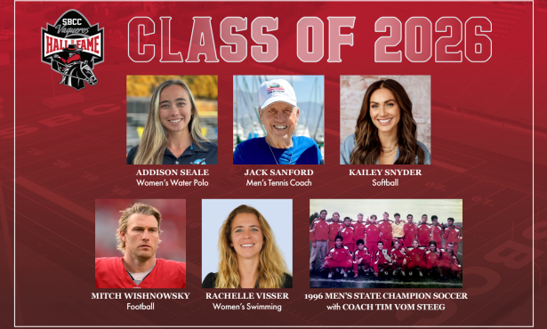 Inductees of 2026 SBCC Athletics Hall of Fame Announced